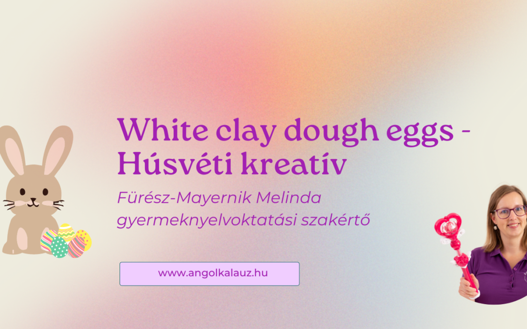 White clay dough eggs – Húsvéti kreatív